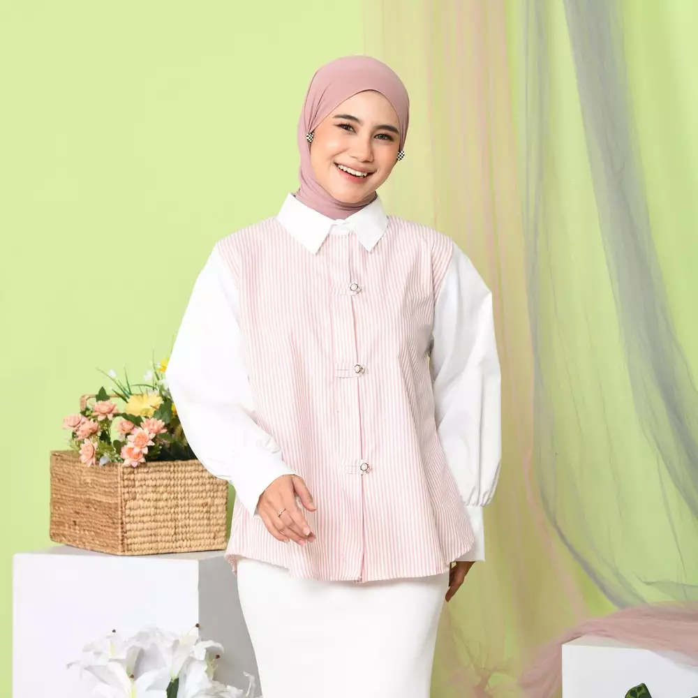 Sweetiepie Blouse - Soft Pink M19898 R50S5