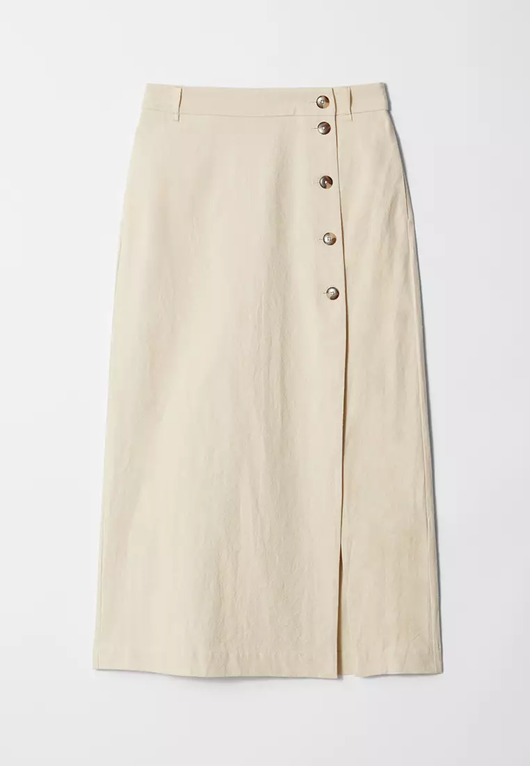 A-Line Midi Skirt