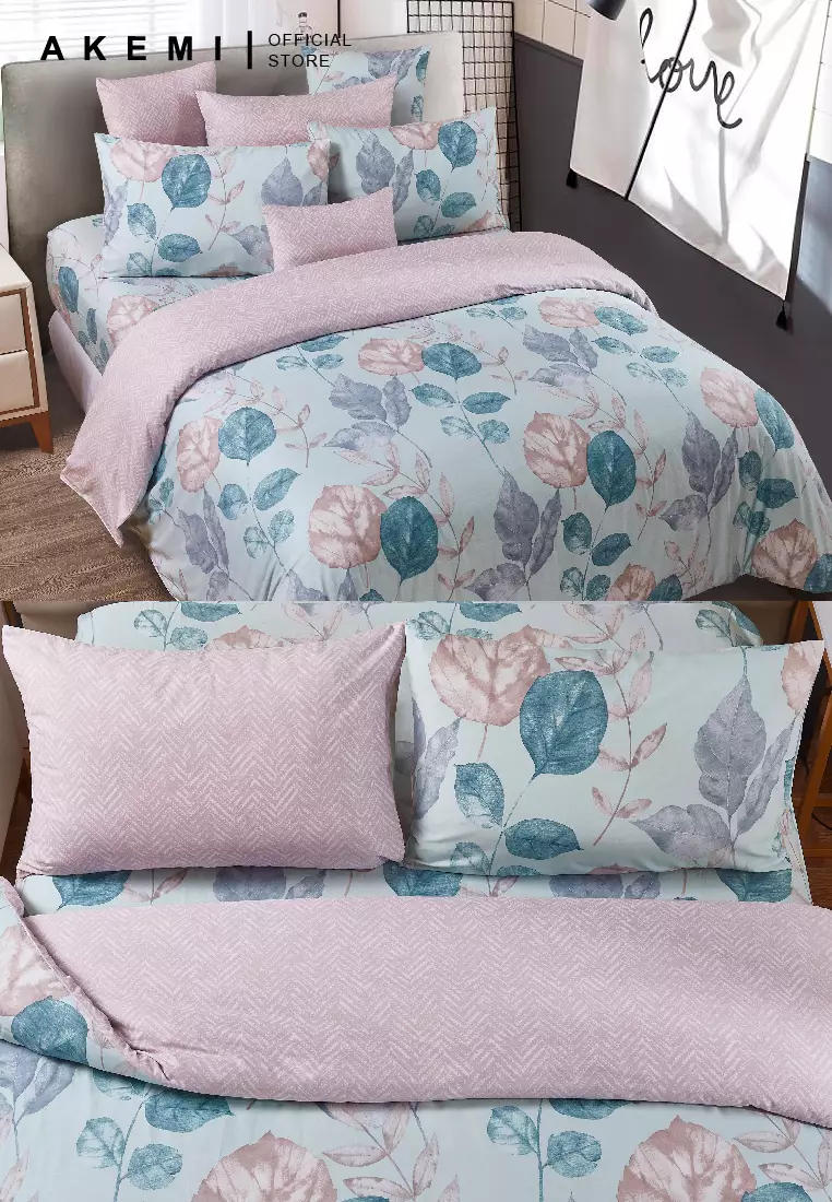 Buy AKEMI Akemi Cotton Select Adore Quilt Cover Set 730TC (Super Single