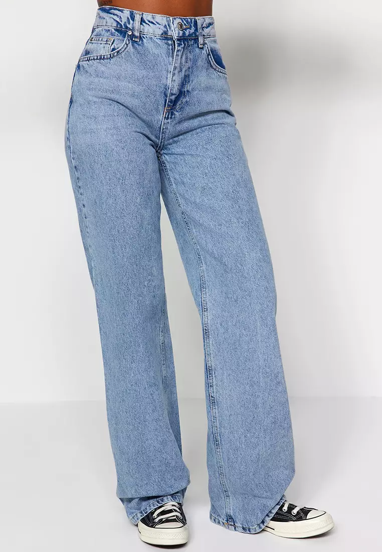 High Waist Wide Leg Jeans