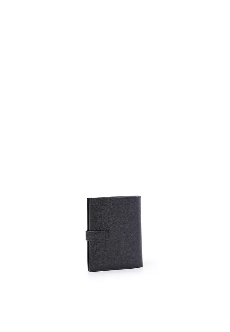 Snap Button Wallet - Caviar Navy