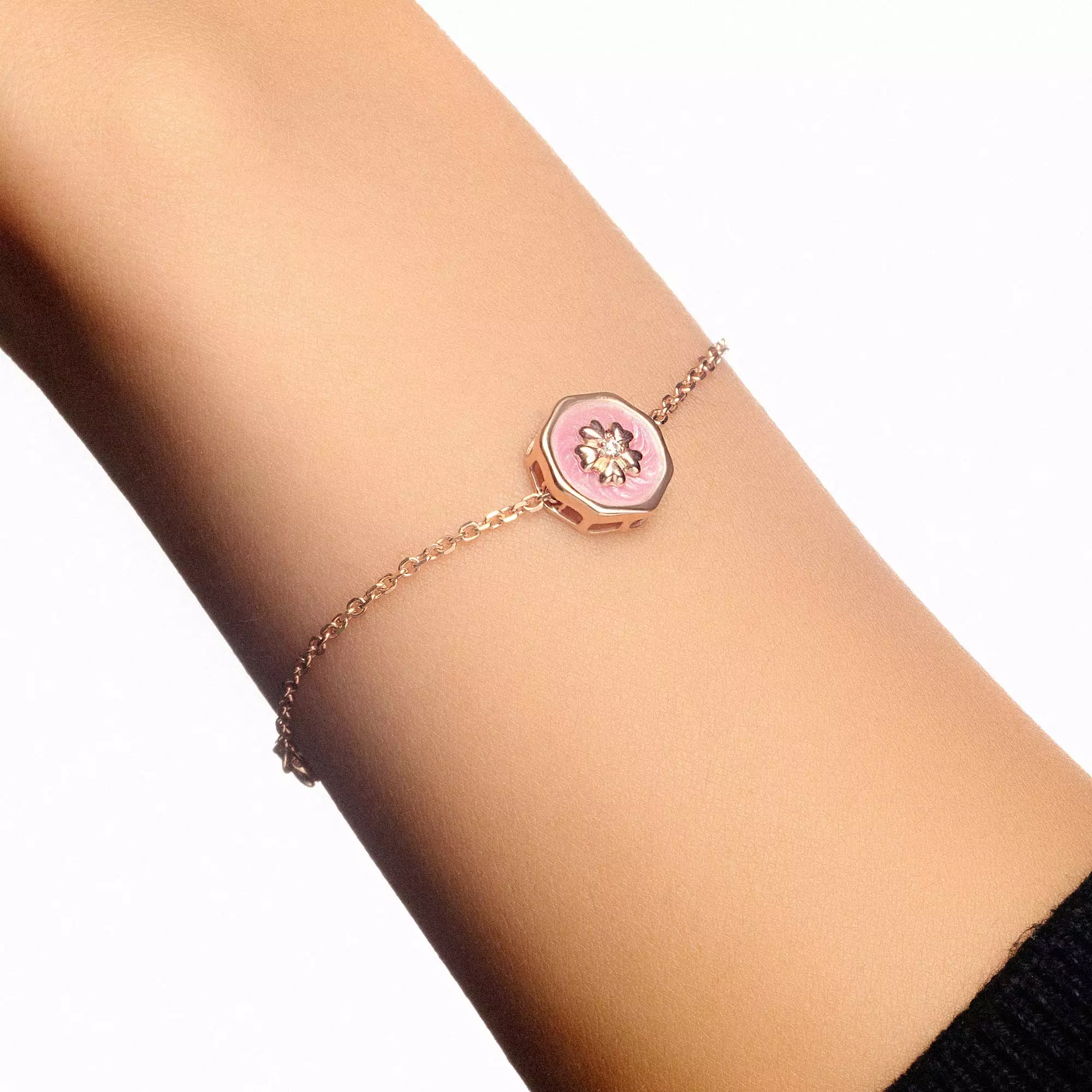 Gelang Emas 7k - Anya Gold Bracelet - Charlotte Collection - Juene Jewelry