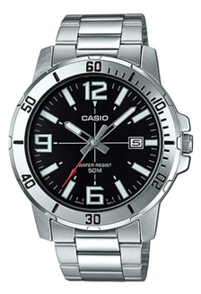 Jual Casio Casio Original Analog Mens Watch Jam Tangan Strap Stainless Steel Silver Mtp1314d Mtp 1314d 2avdf Original Zalora Indonesia