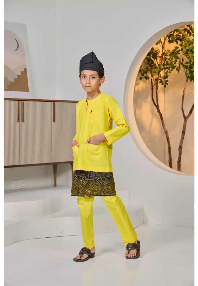 Baju Melayu Moden Teluk Belanga For Kids