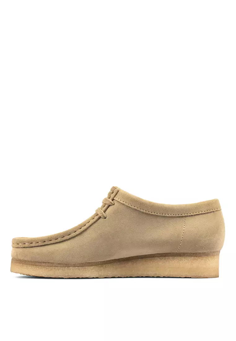 Womens Wallabee. Moccasins - Maple Suede