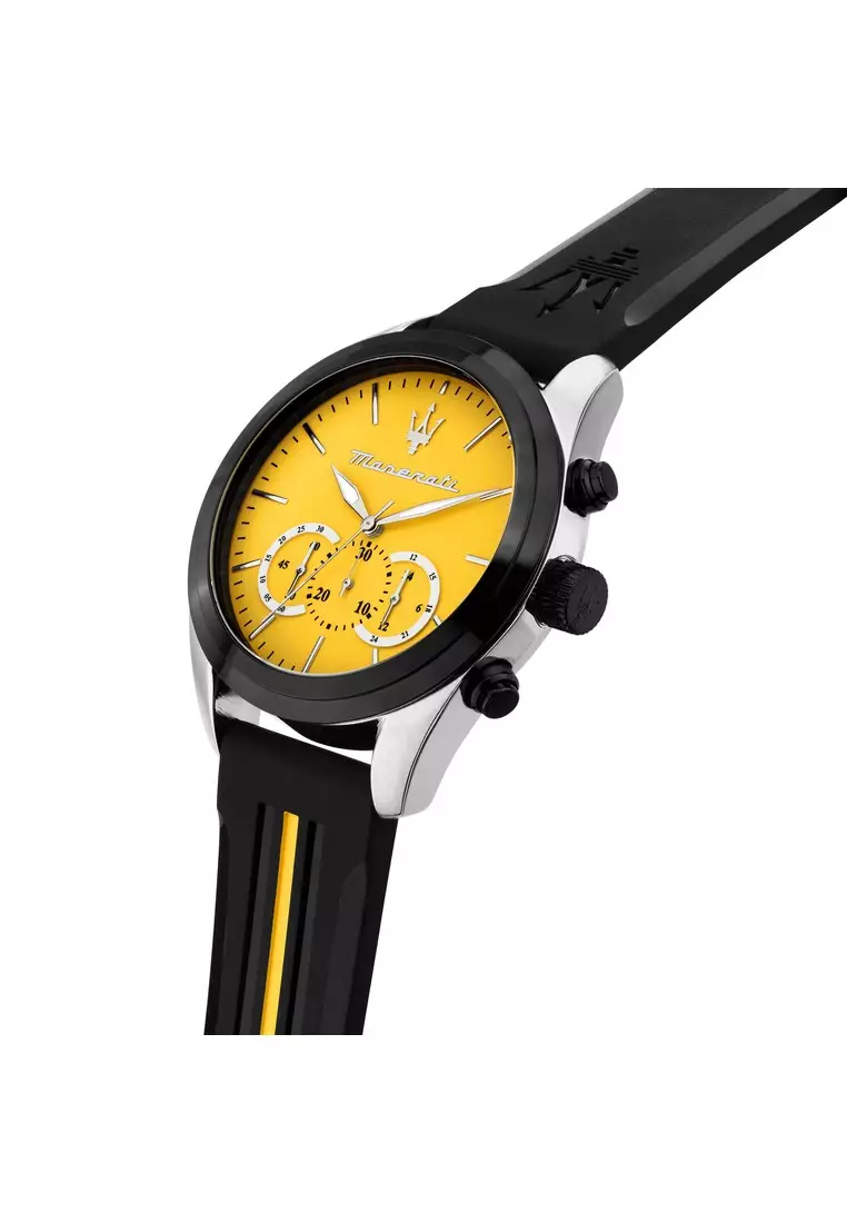 【2 Years Warranty】Maserati Traguardo 45mm Men's Quartz Watch R8871612045