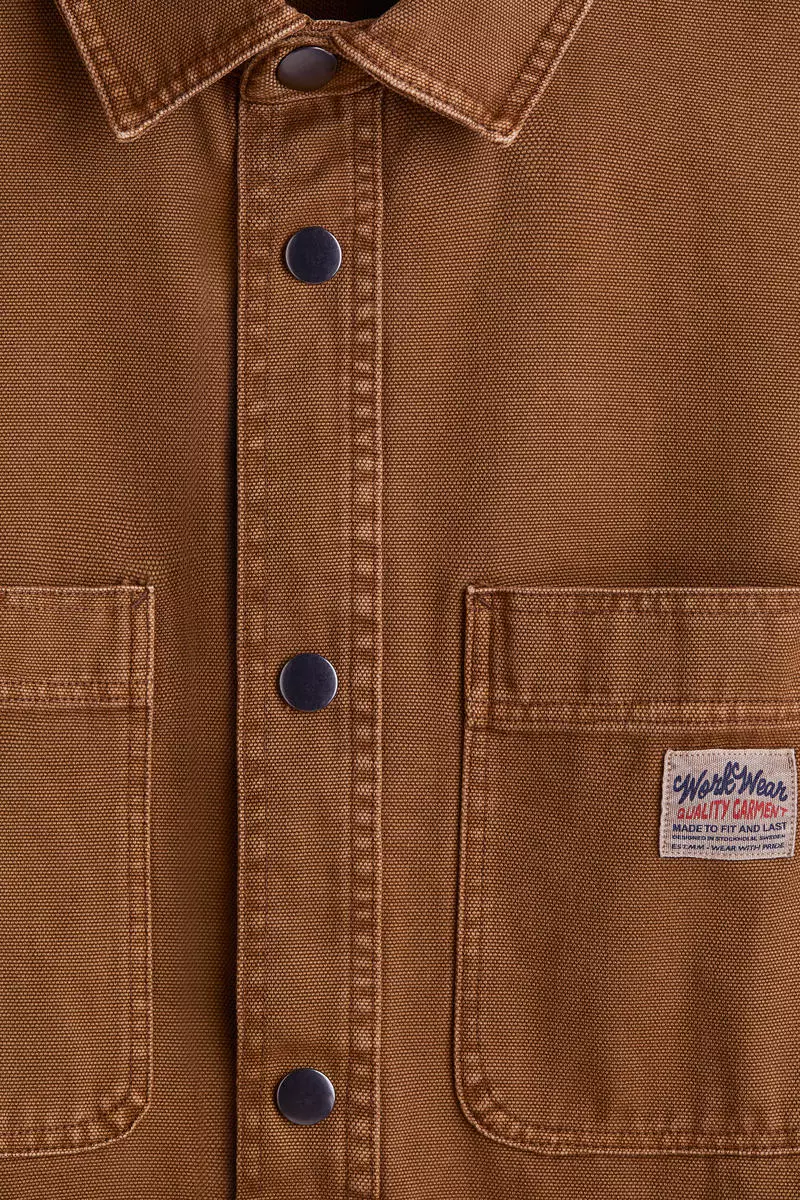 Oversized Fit Canvas overshirt