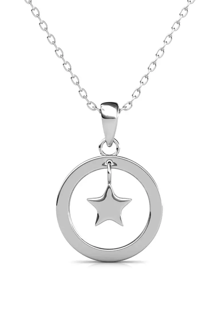 Stellar Pendant WG - Kalung Crystal by Her Jewellery