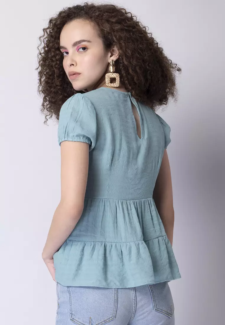 Zalora peplum top 2025