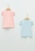 LC Waikiki pink Printed Baby Girl's T-Shirt 2-Pack 6B24FKA756CC58GS_2