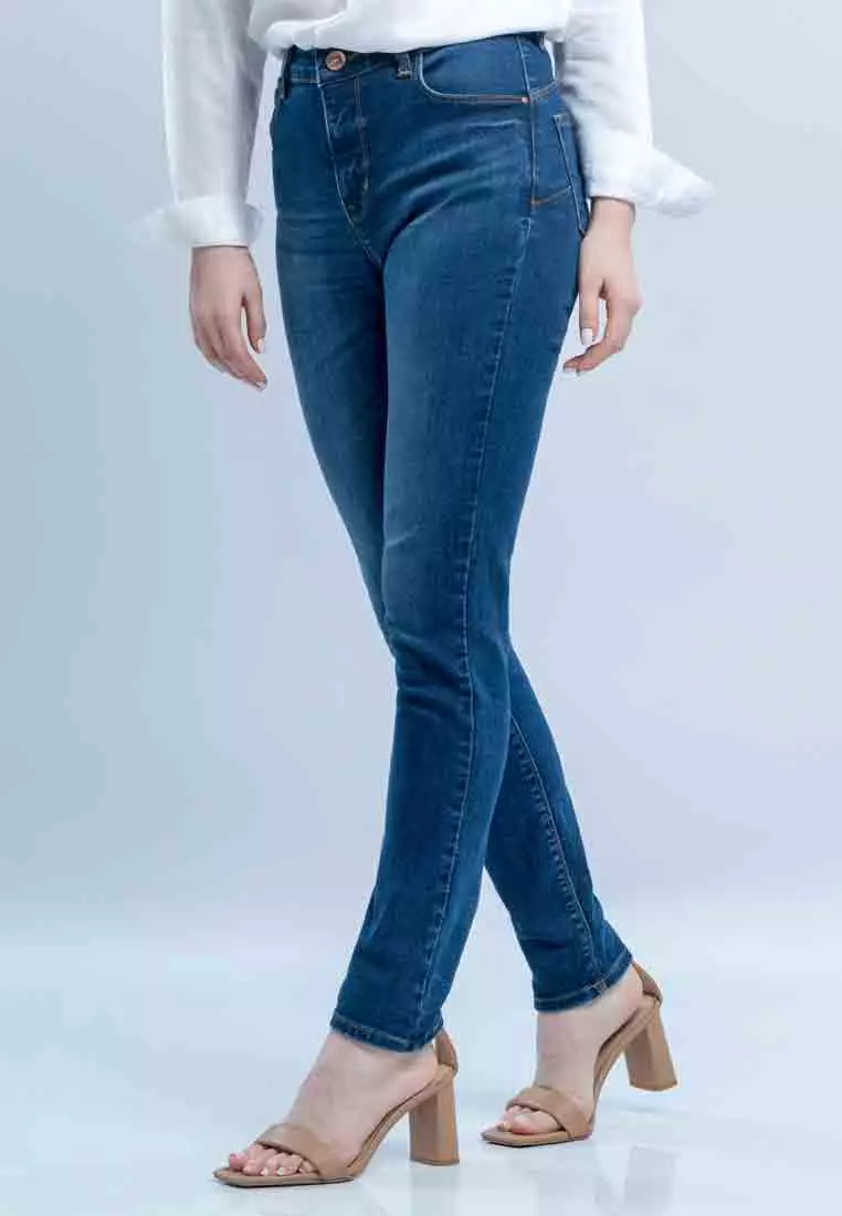 C2 Thumby Medium Blue Jeans Dual Push Skinny