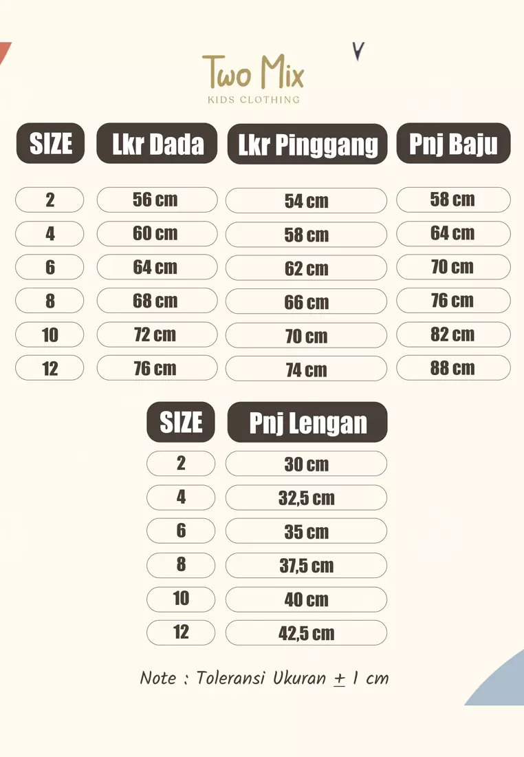Two Mix Dress Anak Perempuan Lengan Panjang Usia 1-12 Tahun 4135