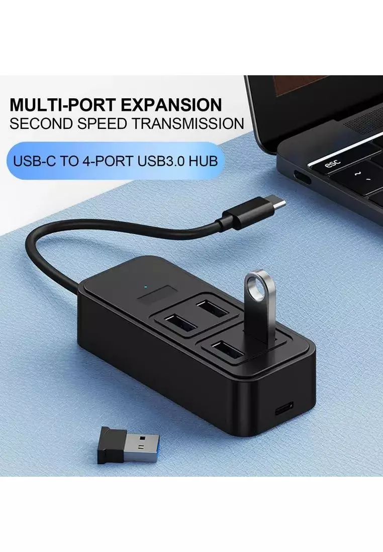 4 port Usb 3.0 Hub: Multi port Socket Type C Adapter Charger - Temu