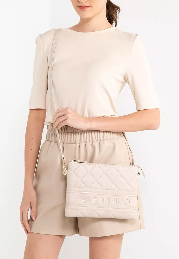 Valentino by mario valentino black quilted foldover shop shoulder bag