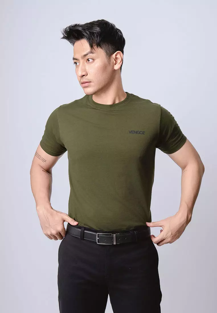 T-Shirt Minimal Logo Army