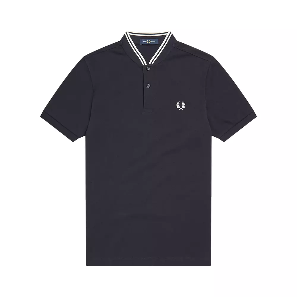 Jual Fred Perry Fred Perry Bomber Collar Polo Shirt Navy Original 2024 ...