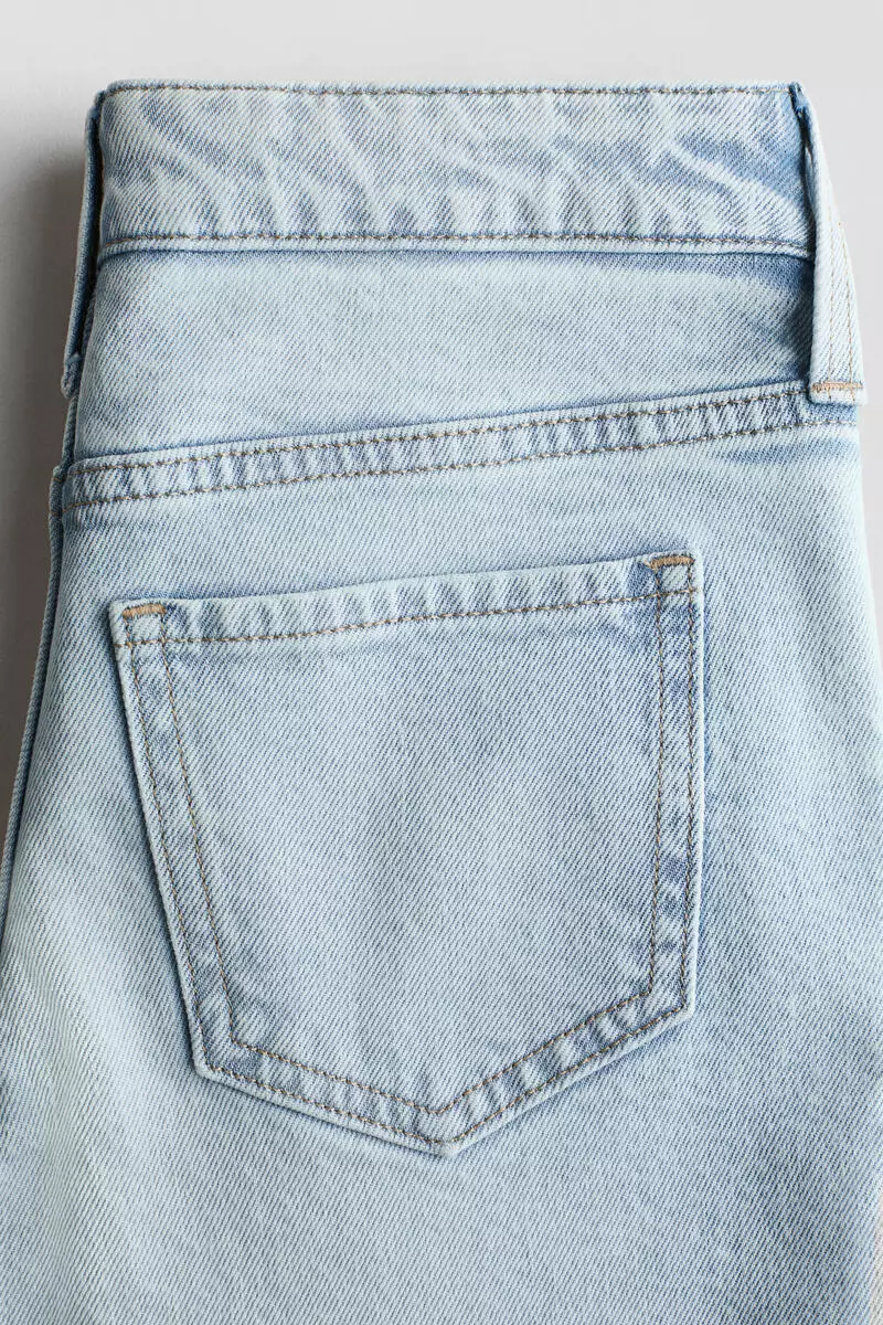 Baggy Fit Bootcut Leg Jeans