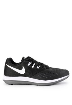 Nike black Women's Nike Air Zoom Winflo 4 Running Shoes NI126SH0WCN2ID_1