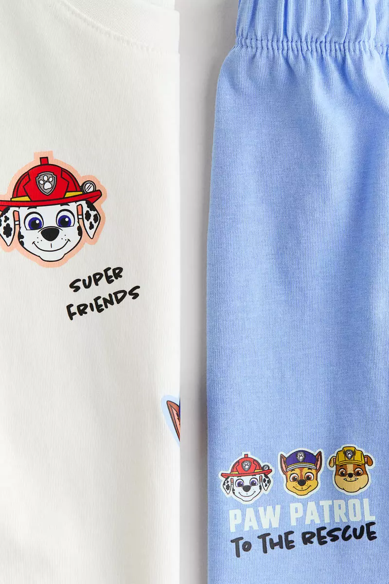 Printed cotton pyjamas