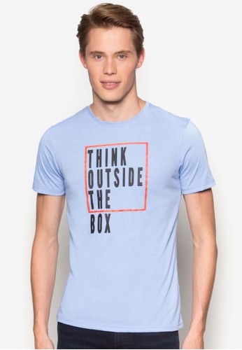 Thesprit服飾ink Outside of the Box Graphic T-Shirt, 服飾, 印圖T恤