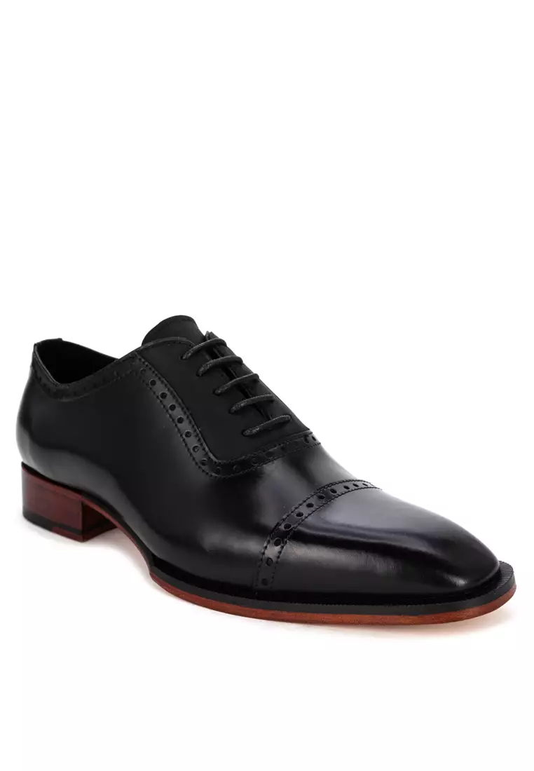 Buy Bristol Shoes Brixton Black Captoe Oxford 2024 Online | ZALORA ...