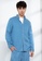 Origin by Zalora blue Oversized Shirt made from Tencel 22478AAA78483BGS_1