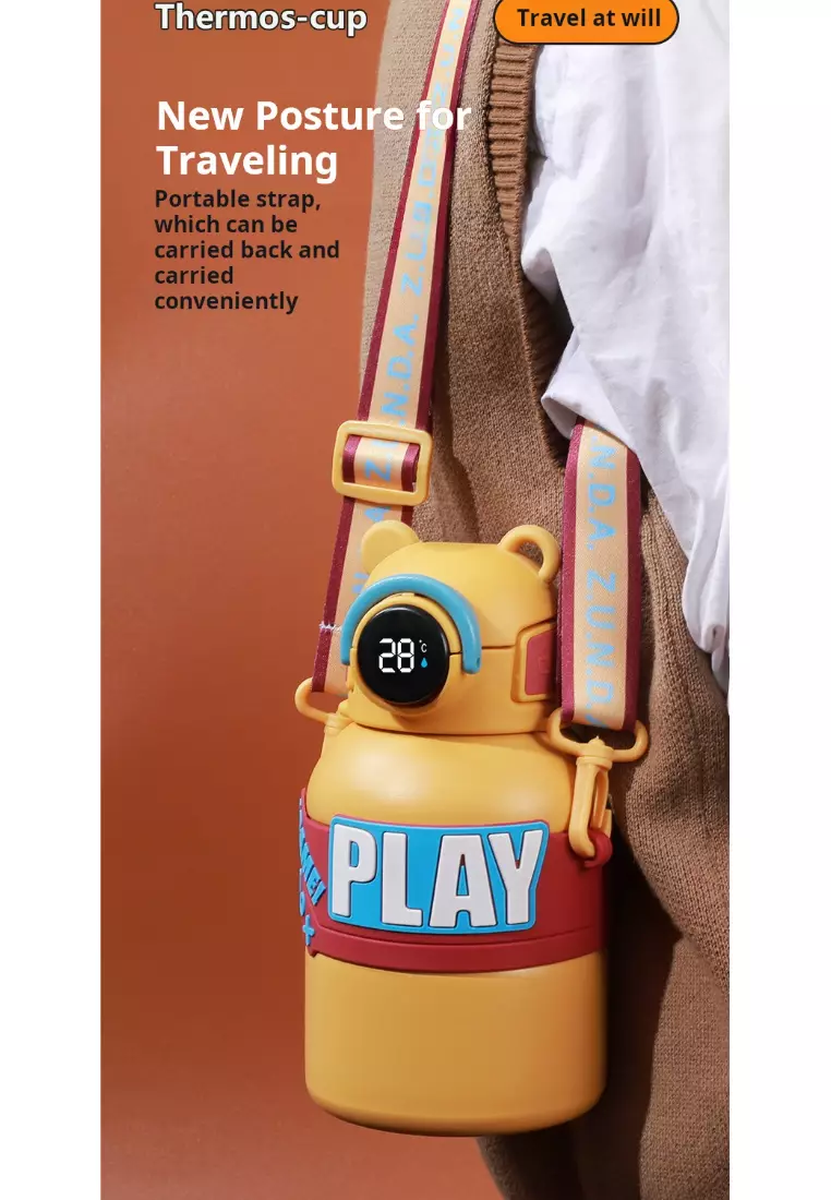 Buy Lara Smart Stainless Steel Children's LED Thermos Cup Online