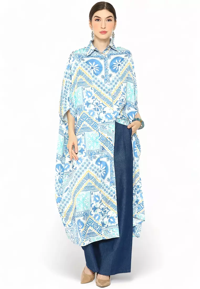 Kanzi Collared Kaftan