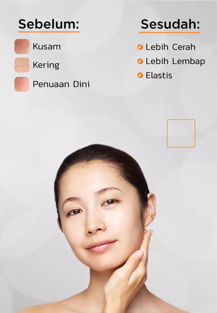 ERHA Collagen Mask 4 Pcs - Masker Wajah Anti Penuaan