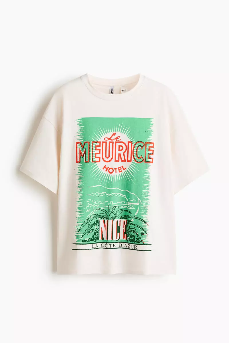 Oversized printed T-shirt