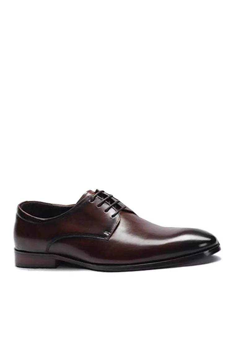Discount on Twenty Eight Shoes  shoes - SKU: VANSA Top Layer Cowhide Lace-up Business Shoes VSM-F23001