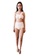 PINK N' PROPER white Phylonoe Toga Bandeau Retro High-Waist Bikini Set in White 48AB2US105D49EGS_1