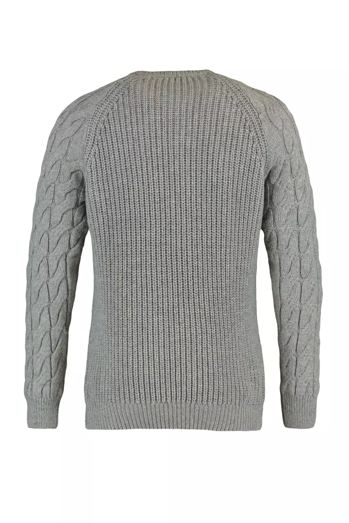 Regular Fit Raglan Sleeves Sweater