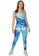 London Rag blue Aqua Blue Tie Dye Fitness Workout Vest 6CE5DAA9265CF8GS_1