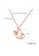 Air Jewellery gold Luxurious Bellevue Butterfly Necklace In Rose Gold 331B7ACED90E70GS_5