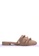 KHAS beige Khas Flat Sandals in Frills Beige 27AE1SHAFA8A85GS_1