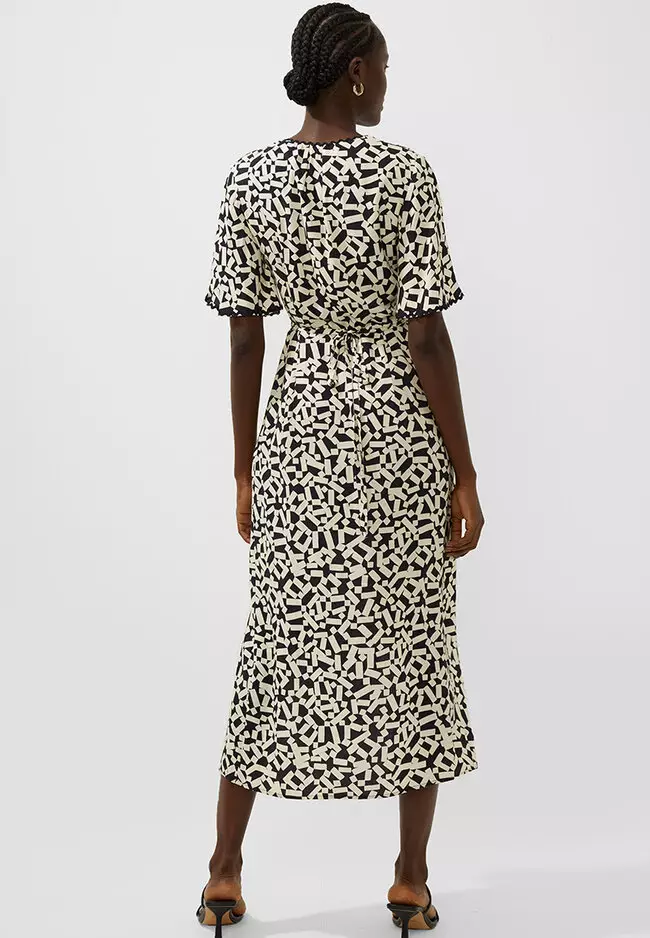 Buy French Connection Helena Rick Rack Trim Dress 2023 Online ZALORA