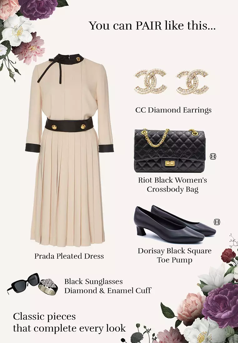 Buy HOPE ROSA HOPE ROZA (ROSA) Dorisay Black Square Toe Pump With Wide ...