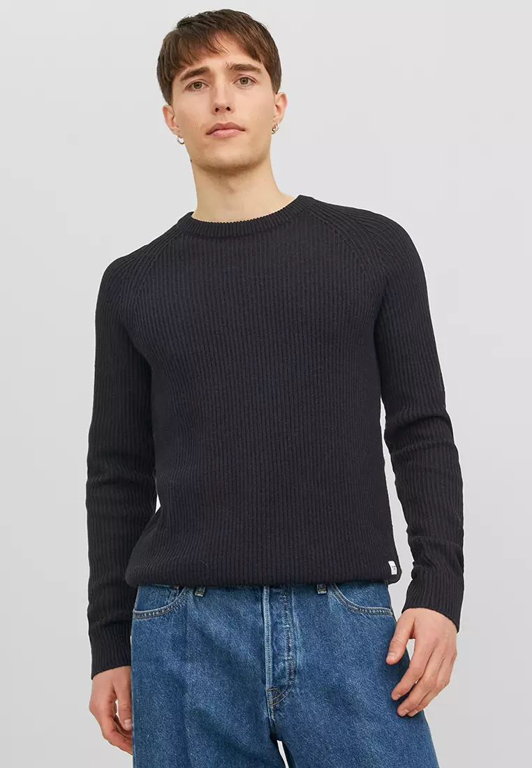 Jack & Jones®  COSY RELAXED FIT TEXTURED SWEATER