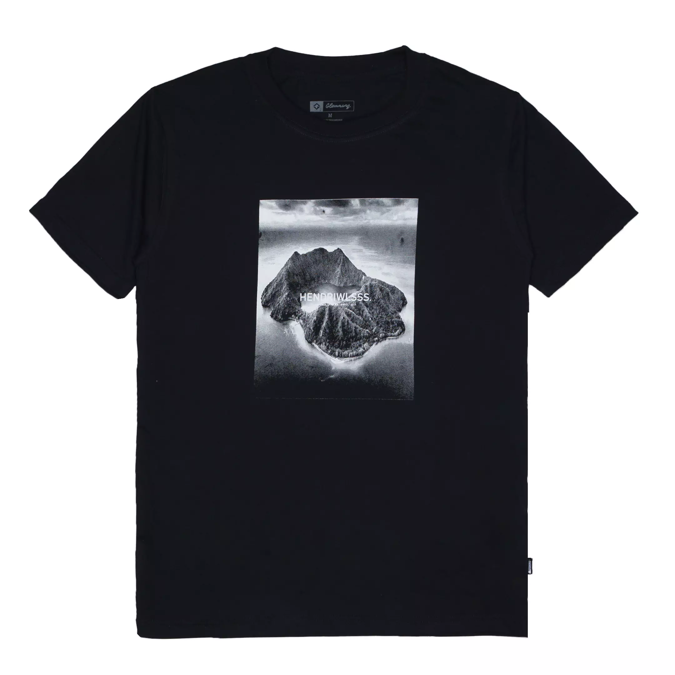 Kaos Design Serial Hendriwls Hitam Unisex