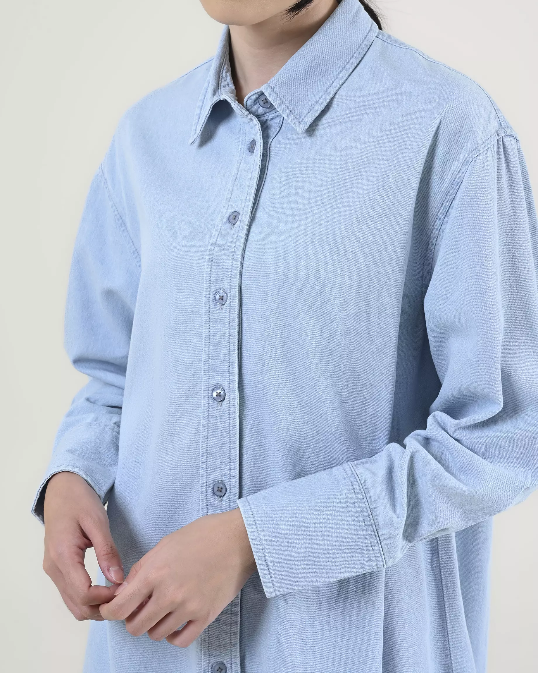 Geulis.id PIPER SHIRT - Lightdenim