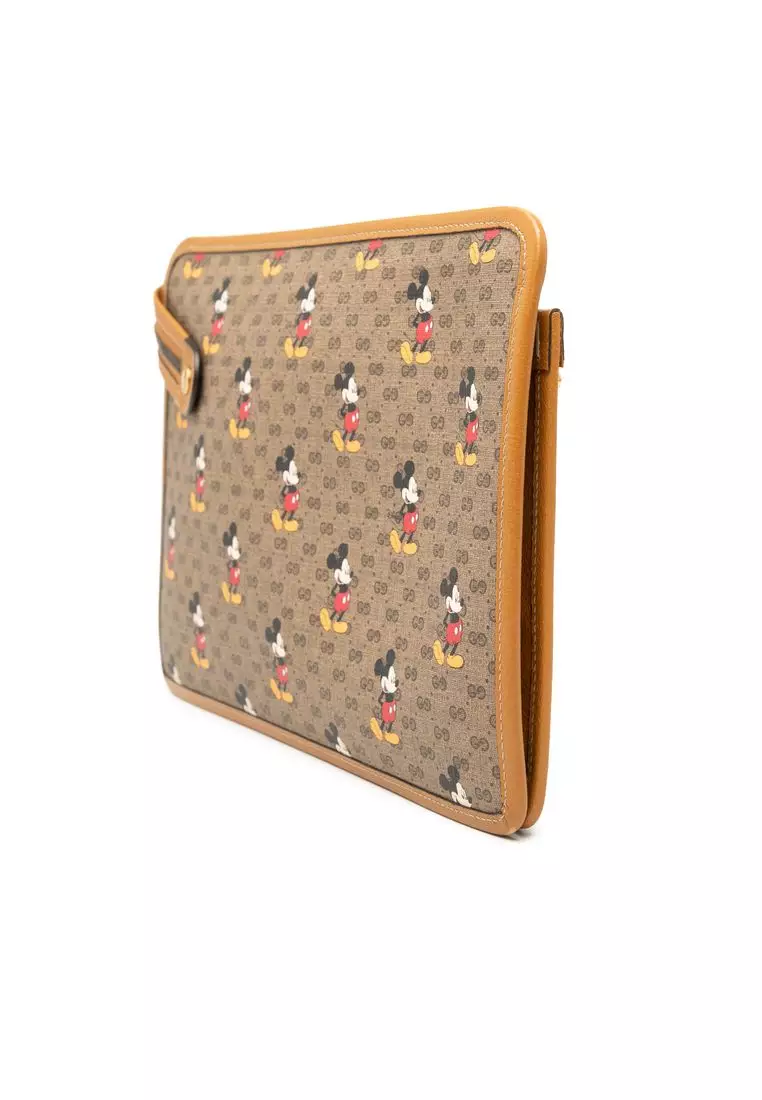 Buy Gucci Pre-Loved Gucci Disney Micro Gg Supreme Mickey Mouse Clutch ...