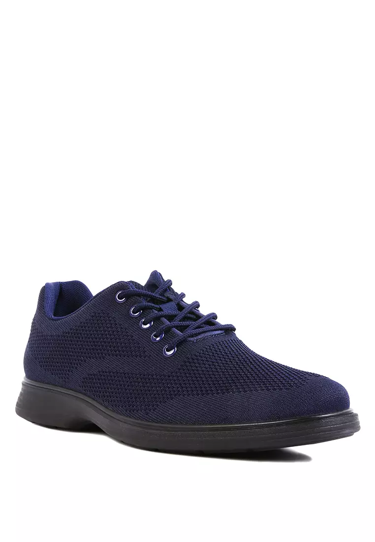 Navy blue walking on sale shoes