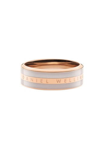 Daniel Wellington beige Emalie Ring Desert Sand 50 - Stainless Steel Ring - Ring for women and men - Jewelry - DW 21E6BAC8710794GS_1
