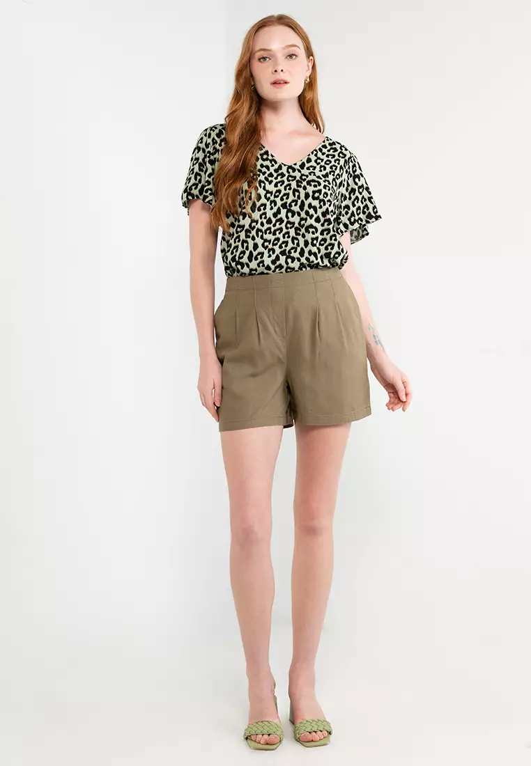 Buy Vero Moda Jesmilo High Waist Shorts in Capers 2024 Online