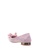 PRODUIT PARFAIT pink Glitter pointed toe bow ballerina B5129SHB042E7AGS_5