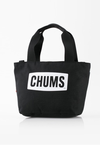 CHUMS black CHUMS Recycle Logo Mini Tote Bag - Black AC5D5ACDC9F752GS_1