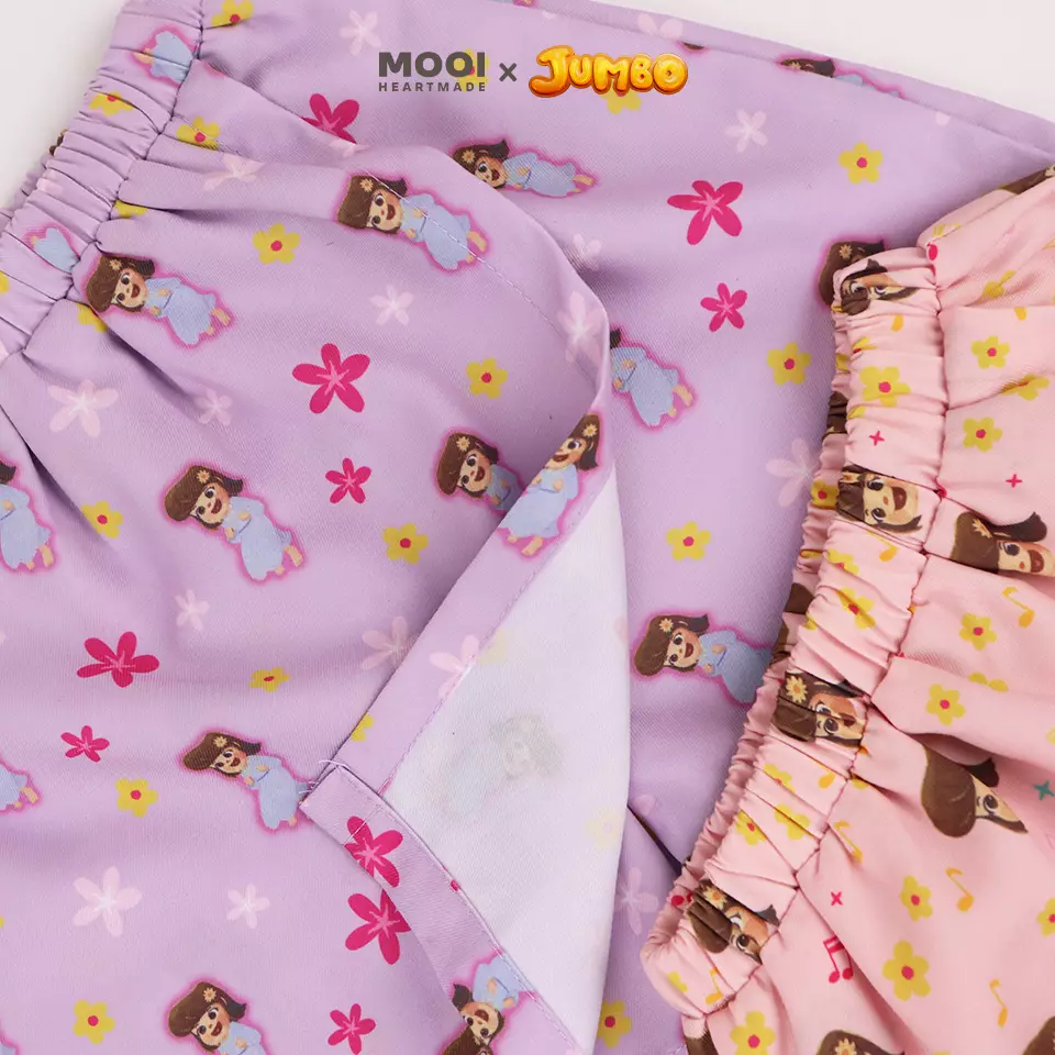 Mooi x Jumbo Setelan Anak Perempuan Meri Playset - Violet