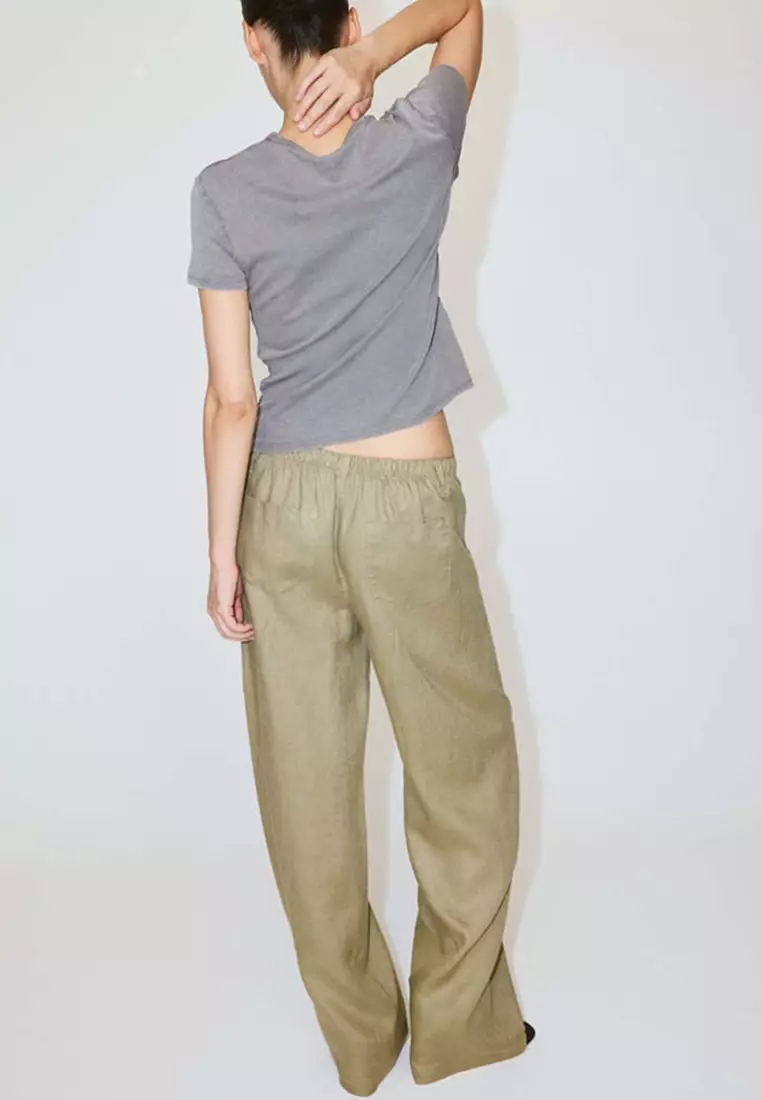 Bow Linen Trousers