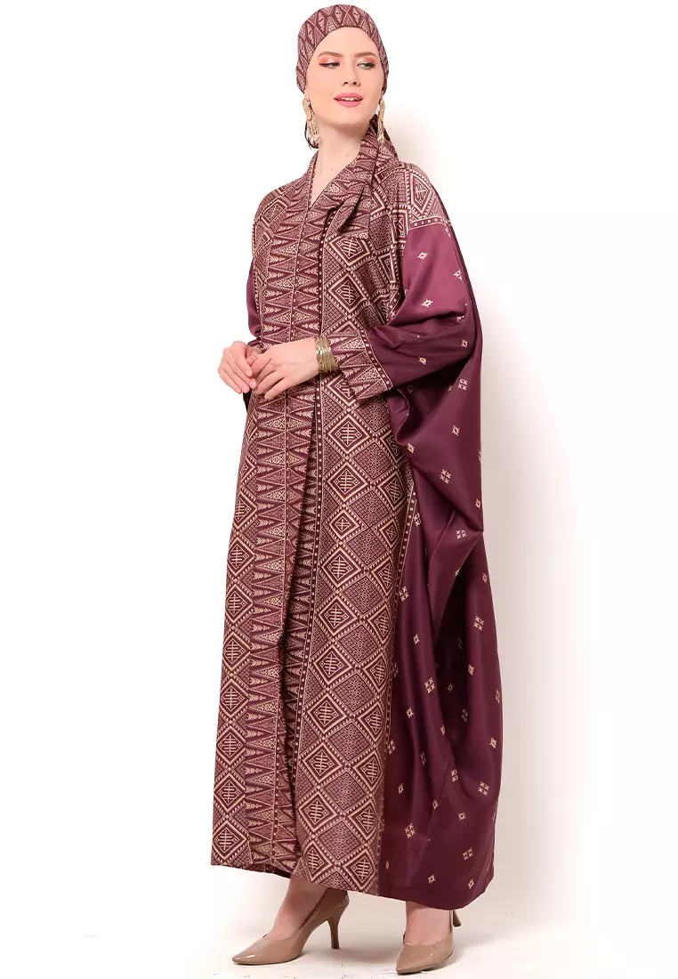Kanzi Exclusive Long Sleeve Songket Kaftan